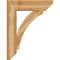Ekena Millwork Thorton Slat Rough Sawn Bracket w/ Offset Brace, Western Red Cedar, 8"W x 28"D x 36"H BKT0806X28X36THR06RWR - alternate 4